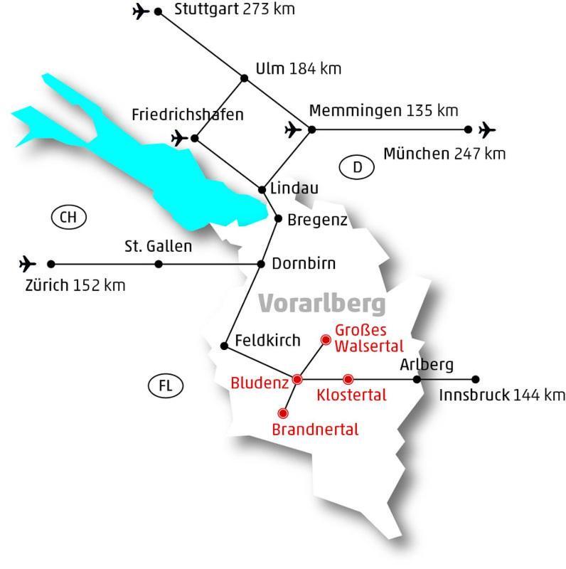 Haus Christina - Romantik Suite Bürs Kültér fotó